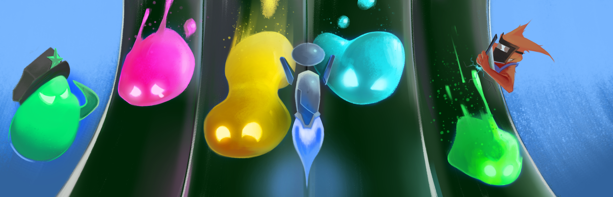 SlimeCorps Deploy slime operators, key art
